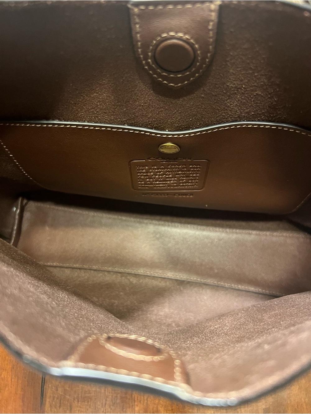 Coach Brooklyn Shoulder Bag 28 in maple - Picture 5 of 11
